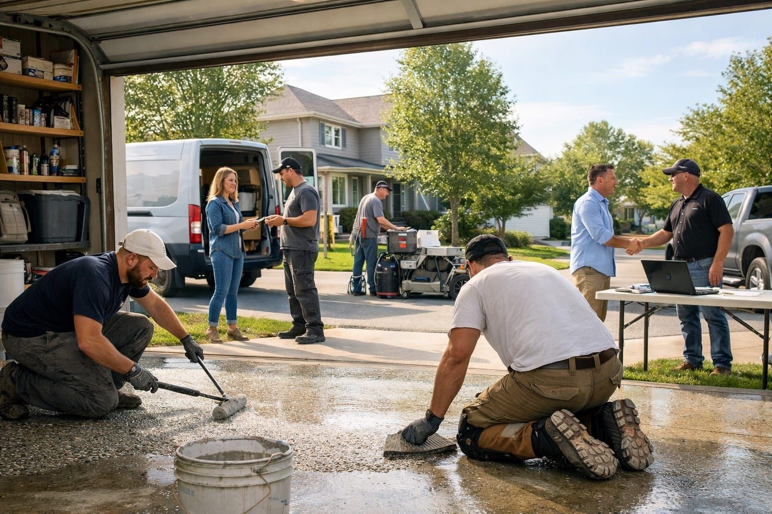 Editorial image for: How to Market an Epoxy Coating Business: 5 Channels That Book Jobs